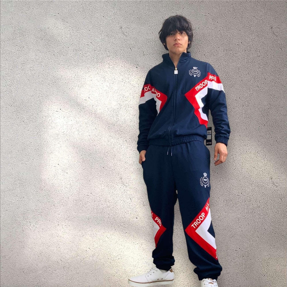 Men’s Troop Navy | Red | White Tracksuit NWT